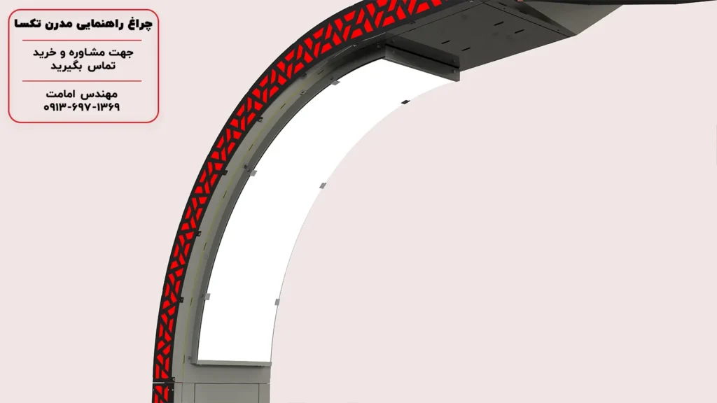 The main components of traffic lights and the materials used