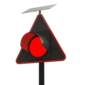 چراغ راهنمایی خورشیدی یا چراغ هشدار خورشیدی